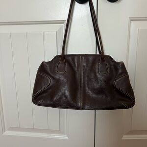 COLE HAAN classic pebbled leather tote/shoulder